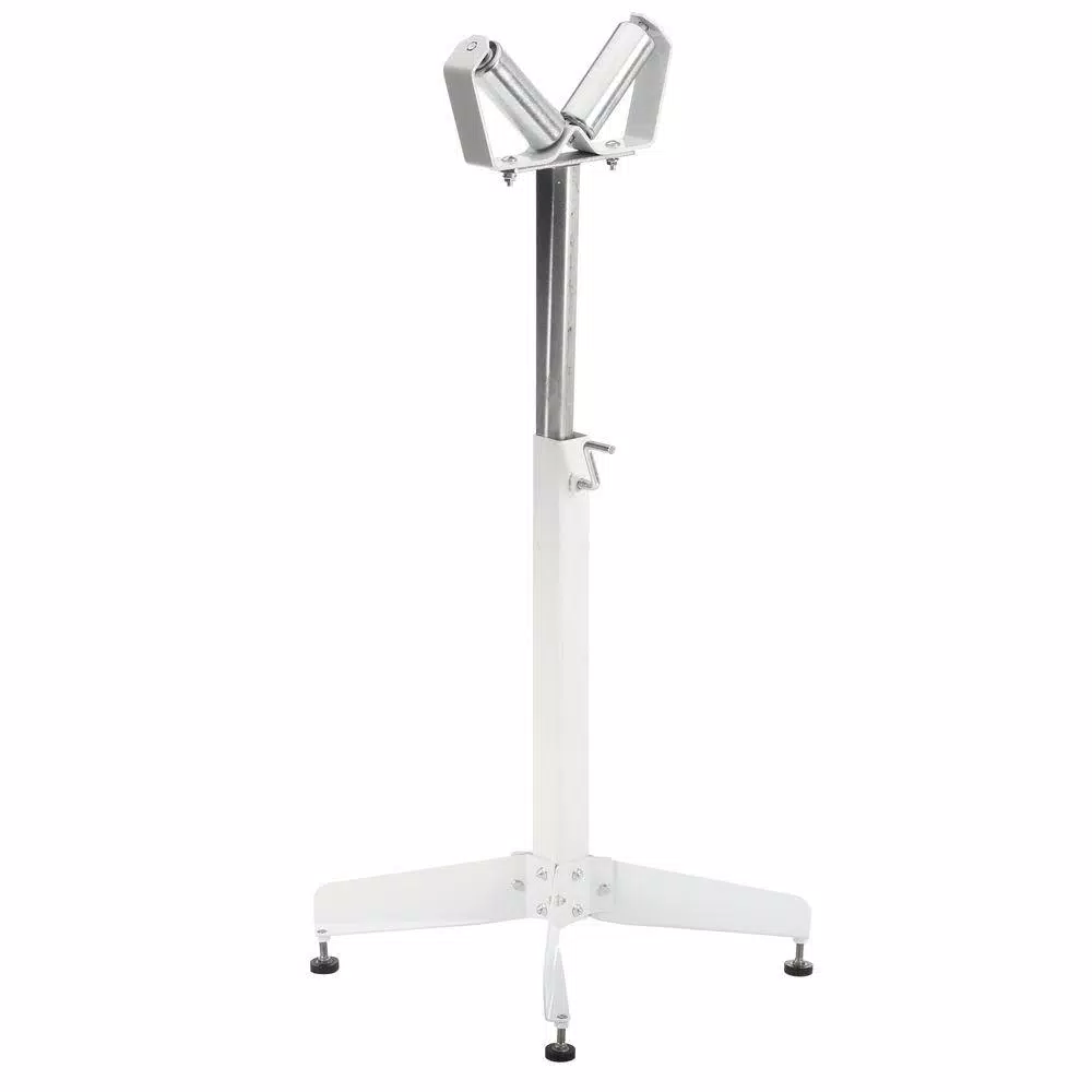HTC Heavy Duty Adjustable V-Roller Pipe Stand, 500 lb. Capacity, 26.5-43.5 in.