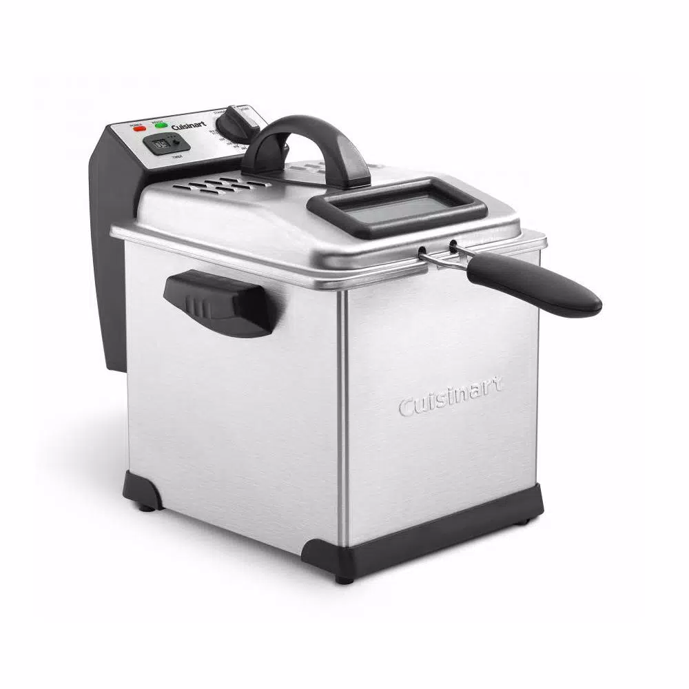 Cuisinart 1800-Watt Deep Fryer with 3.4 Qt Stainless Steel Oil Container