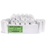 Unbranded Clear Source Reduction High Density Trash Bags, 12-16 Gallon, 1000 Count thumbnail 1