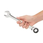TEKTON 21 mm Ratcheting Combination Wrench, 6-Point Box End, 72-Tooth Gear thumbnail 7