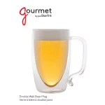 Starfrit 17 oz. Double-Wall Borosilicate Glass Beer Mug thumbnail 3