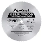 Avanti 10 in. 200-Teeth OSB, Plywood, and Plastic Saw Blade thumbnail 1