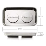 TEKTON 9-1/2 Inch Rectangle Magnetic Parts Tray thumbnail 9