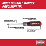 Milwaukee 4 in. #1 ECX Screwdriver with Cushion Grip and Tactile Identification thumbnail 2