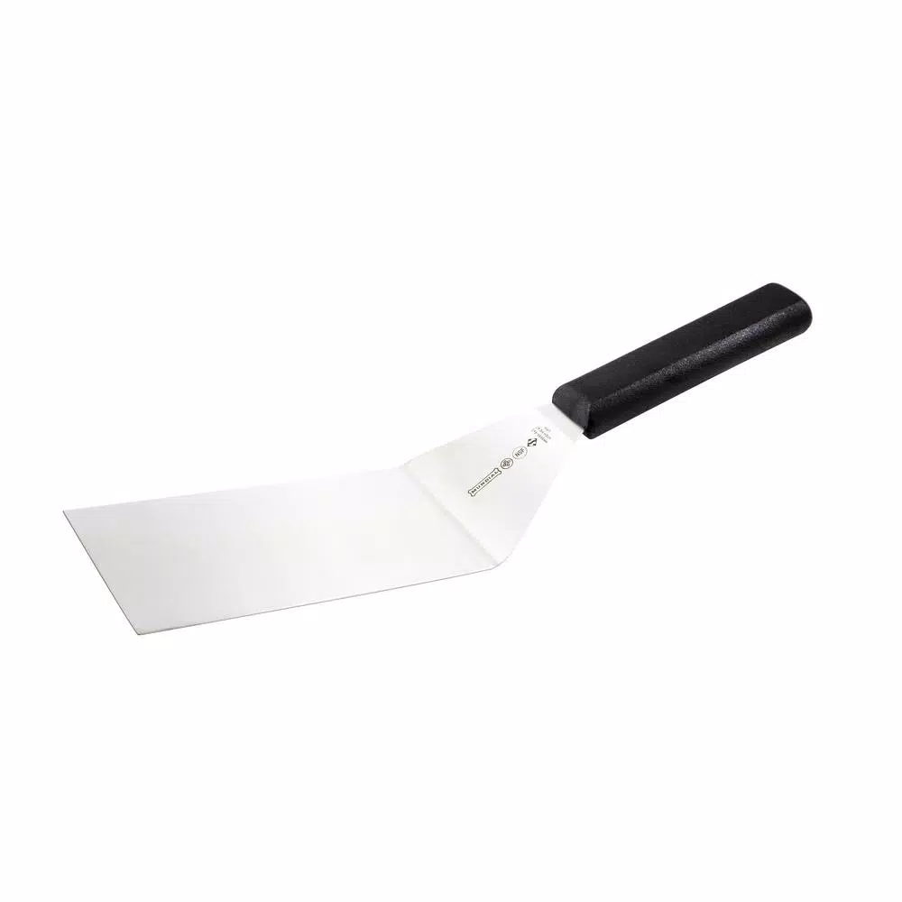 Mundial 5681HH 8x3-Inch Perforated Stainless Steel Turner, Black