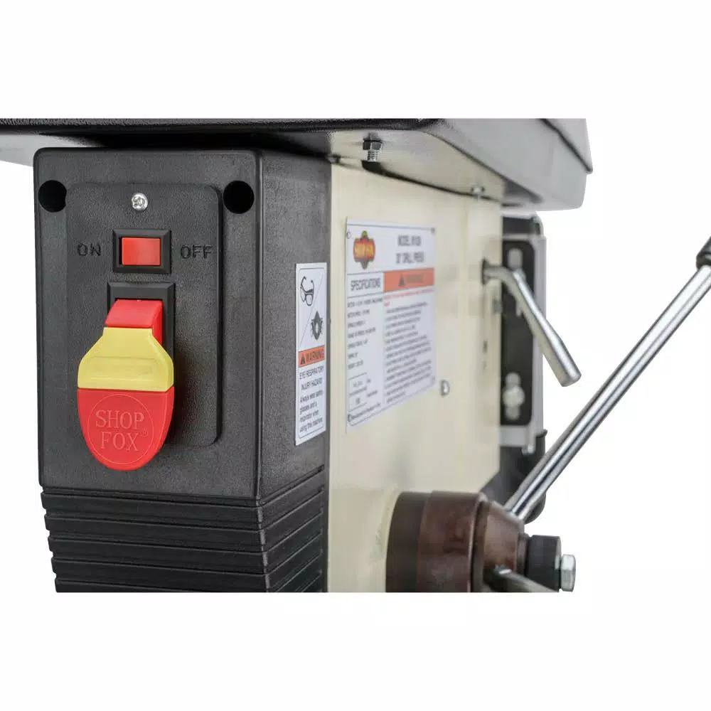 Shop Fox 1-1/2 HP 20 in. Floor Drill Press with 12 Speeds and Built-in Work Light