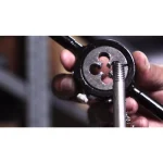 Drill America #5-40 x 1 in. High Speed Steel Round Adjustable Threading Die thumbnail 8