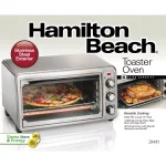 Hamilton Beach 1440-Watt 6-Slice Stainless Steel Countertop Toaster Oven thumbnail 7