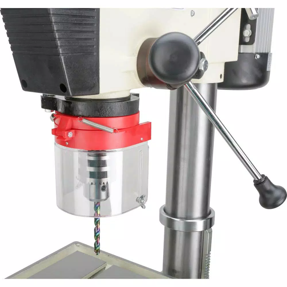 Shop Fox 1-1/2 HP 20 in. Floor Drill Press with 12 Speeds and Built-in Work Light
