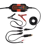 BLACK+DECKER BM3B 1.2 Amp Battery Charger and Maintainer for 6V and 12V AGM, GEL, and WET Batteries thumbnail 2