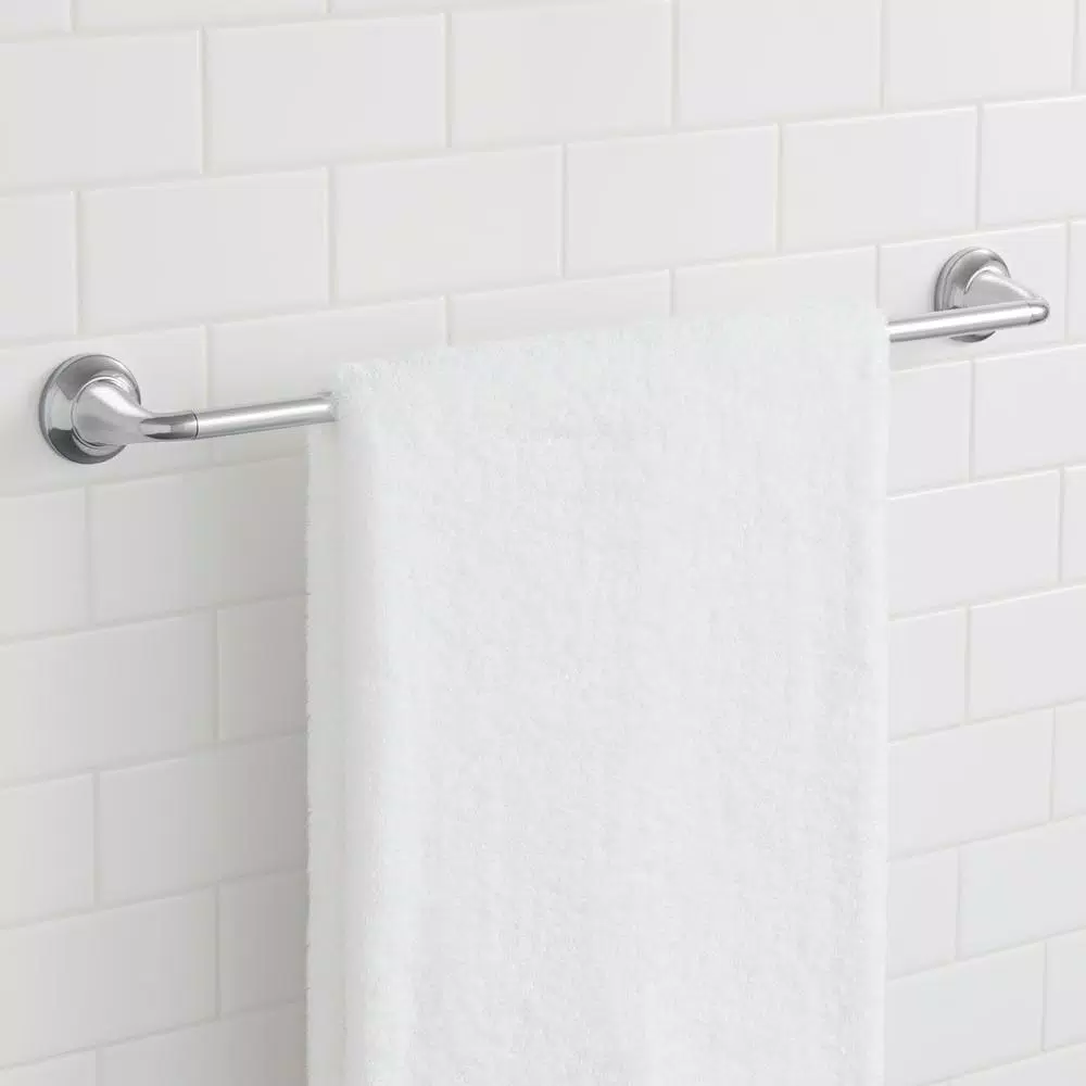 Glacier Bay Constructor 24 in. Single Towel Bar, Chrome Finish