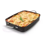 Starfrit Rock Roaster with Rack, 5 Qt. Rectangular Roasting Pan, Black thumbnail 4