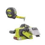 RYOBI 18V ONE+ Brushless 3 in. x 18 in. Cordless Belt Sander and 16 ft. Tape Measure Combo Kit thumbnail 1