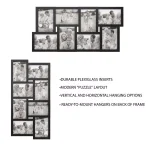 Lavish Home 8-Opening Black Matte Collage Picture Frame, 4 x 6 in. Photos thumbnail 3