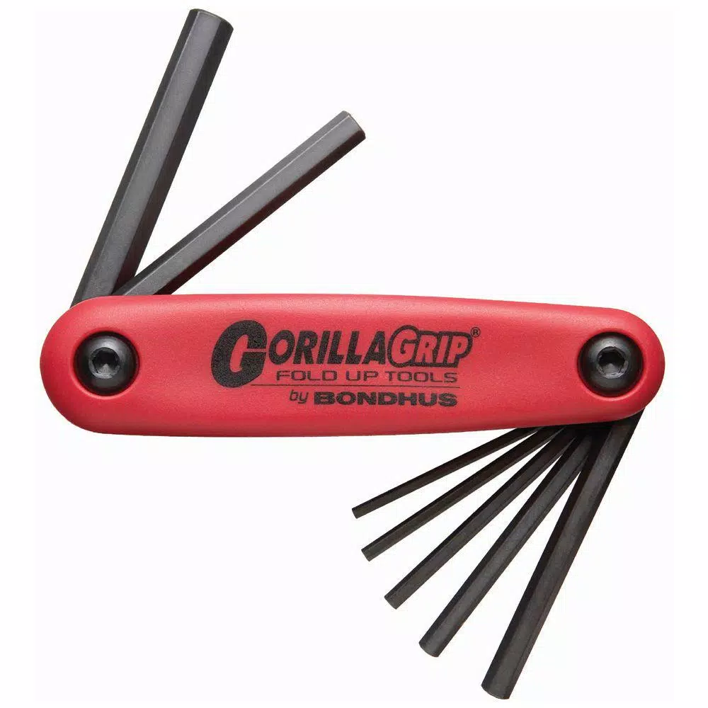 Bondhus 22-Piece Ball End L-Wrench and GorillaGrip Hex Fold Up Tool Set