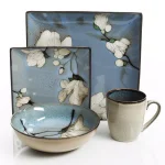 GIBSON elite The Gibson Bloomington 16-Piece Stoneware Dinnerware Set, Service for 4 thumbnail 4