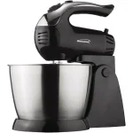 Brentwood 3 Qt. 5-Speed Stand Mixer with Stainless Steel Bowl, Black thumbnail 1