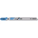 Bosch 3 in. 36 TPI High Speed Steel T-Shank Jigsaw Blades for Metal Cutting (5-Pack) thumbnail 1
