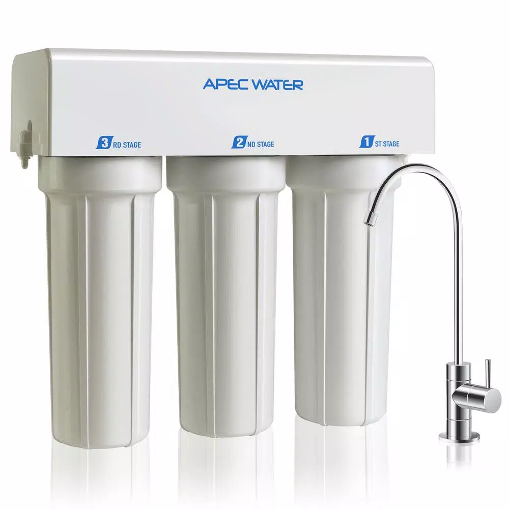APEC Water Systems WFS-1000 3-Stage Under Counter Water Filtration System