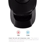 Brio Top Loading Water Cooler Dispenser - Hot and Cold Water, Black with Stainless Steel Reservoirs thumbnail 2