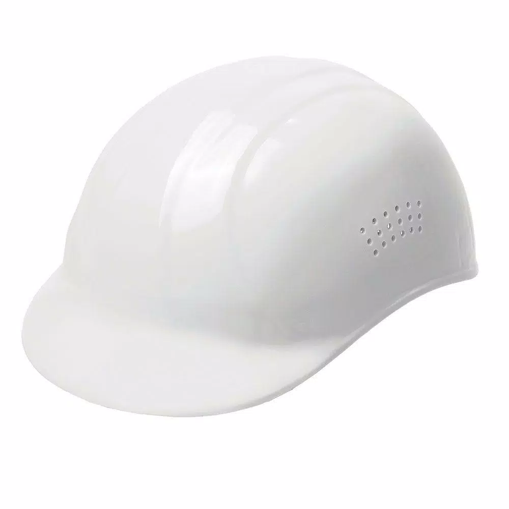 ERB White 4-Point Pin-Lock Plastic Suspension Bump Cap