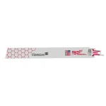 Milwaukee TORCH 9 in. 10 TPI Metal Cutting Reciprocating Saw Blades, Tough Neck & Grid Iron Design (5-Pack) thumbnail 3
