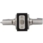 Design House Springdale Satin Nickel Keyed Entry Door Lever with 2-Way Adjustable Latch thumbnail 2