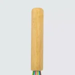 ExcelSteel 10 in. Silicone Tri-Color Whisk with Comfortable Wooden Handle thumbnail 2