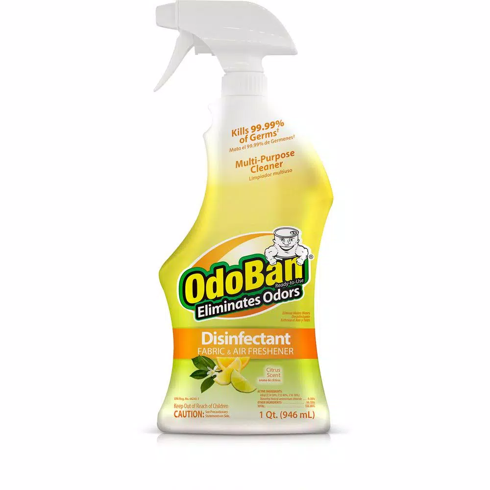 OdoBan 32 oz. Citrus Disinfectant, Fabric & Air Freshener, Multi-Purpose Odor Eliminator
