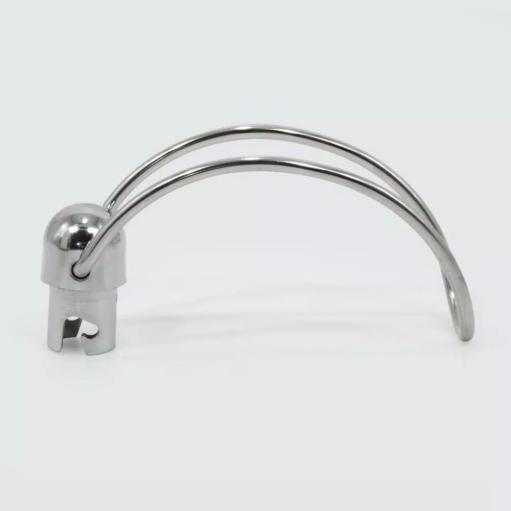 ExcelSteel Stainless Steel Paper Towel Holder with Durable Bamboo Base