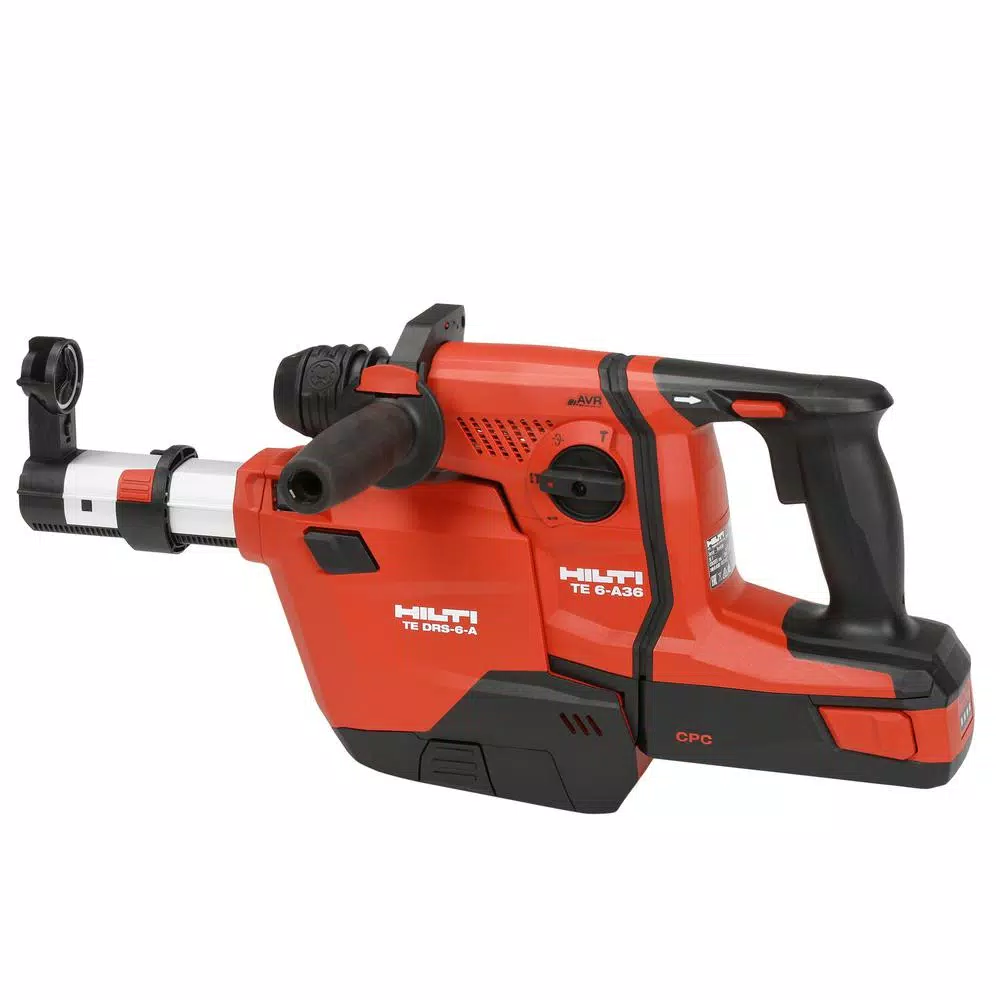Hilti TE 6-A36 36V Cordless SDS Plus Rotary Hammer Drill with DRS Dust Removal Kit