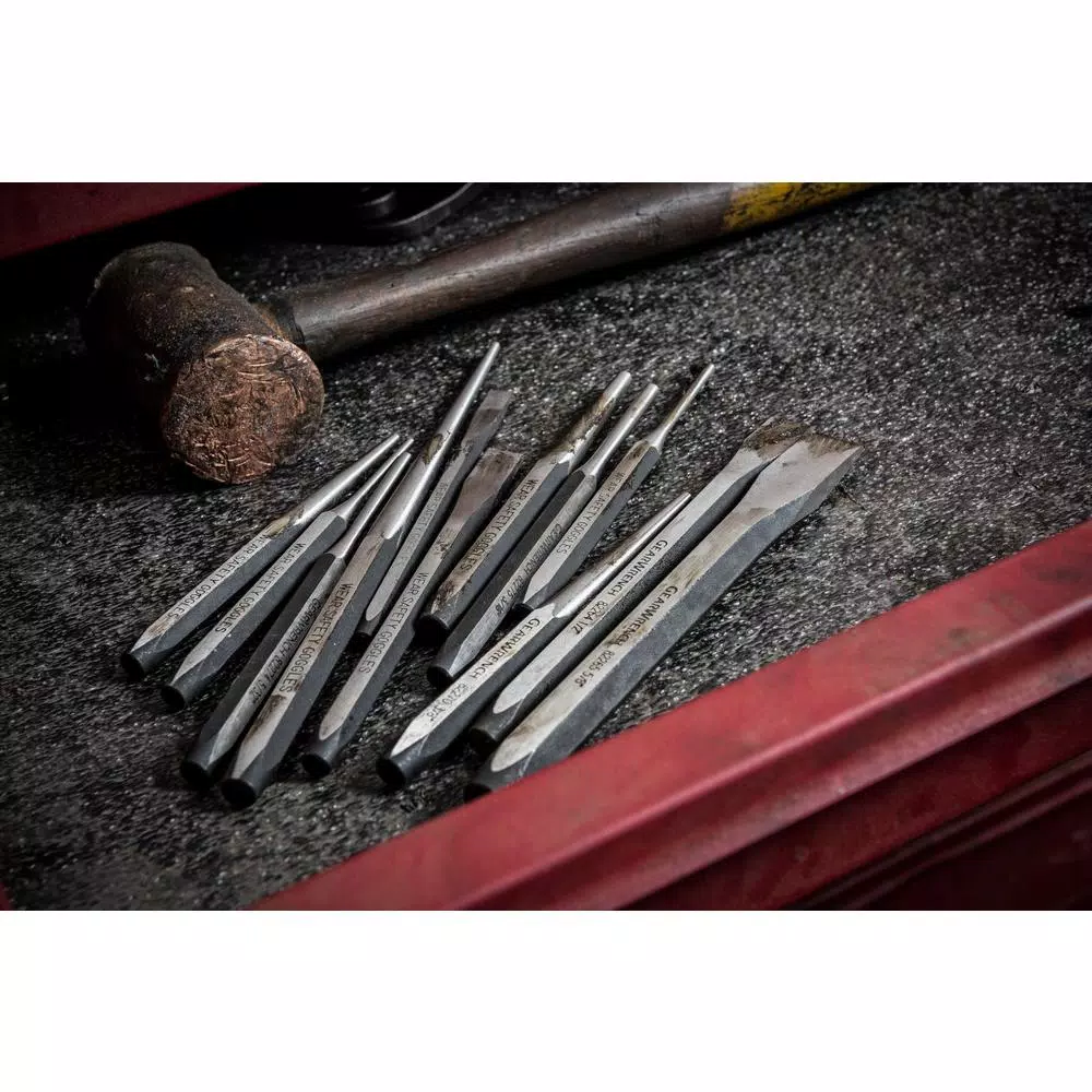 GearWrench 12-Piece Punch and Chisel Set