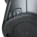 Rubbermaid Roughneck 32 Gallon Round Black Trash Can with Lid (2-Pack) thumbnail 2