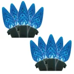 Brite Star 70-Count Blue Faceted C6 LED String Light Set (Set of 2) - Indoor/Outdoor thumbnail 1
