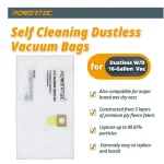 POWERTEC 5-Ply Fleece Replacement Vacuum Bags for Dustless Technologies 16 Gal. Wet/Dry Vacs (3-Pack) thumbnail 2
