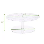 Mind Reader Clear Acrylic 14-Slot Round Ice Cream Cone & Sushi Roll Serving Tray Holder thumbnail 7