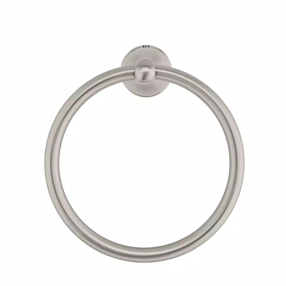 Glacier Bay Builders Spot Free Towel Ring, Brushed Nickel