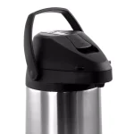 MegaChef 3L Stainless Steel Insulated Airpot Hot Water and Beverage Dispenser thumbnail 1
