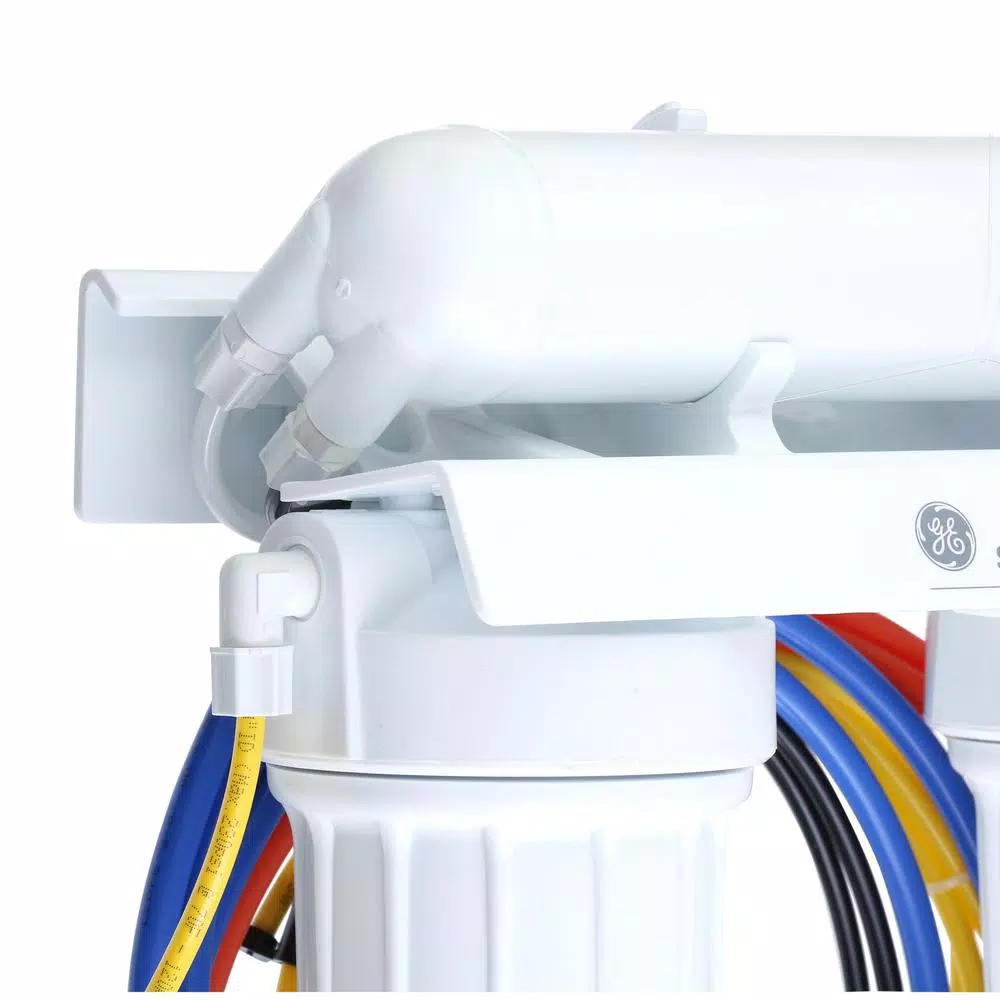GE Under Sink Reverse Osmosis Water Filtration System with Chrome Faucet
