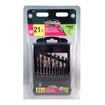 BLU-MOL Xtreme Cobalt M35 Twist Drill Bit Set, 21-Piece Metal Index Case thumbnail 2