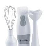 Brentwood Appliances 2-Speed White Handheld Immersion Mixer and Food Processor with Balloon Whisk thumbnail 7