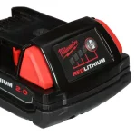 Milwaukee M18 REDLITHIUM 2.0 18V 2.0 Ah Compact Lithium-Ion Battery Pack thumbnail 2