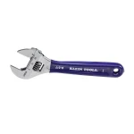 Klein Tools 6 in. Slim-Jaw Adjustable Wrench, Low Profile Steel Hand Tool thumbnail 4