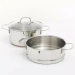 Oster Cuisine Kellerton 10-Piece Stainless Steel Cookware Set with Copper Accents thumbnail 7
