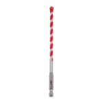 Milwaukee SHOCKWAVE 7/32 in. Carbide Hammer Drill Bit, 6 in. Length, 1/4 in. Hex Shank thumbnail 1