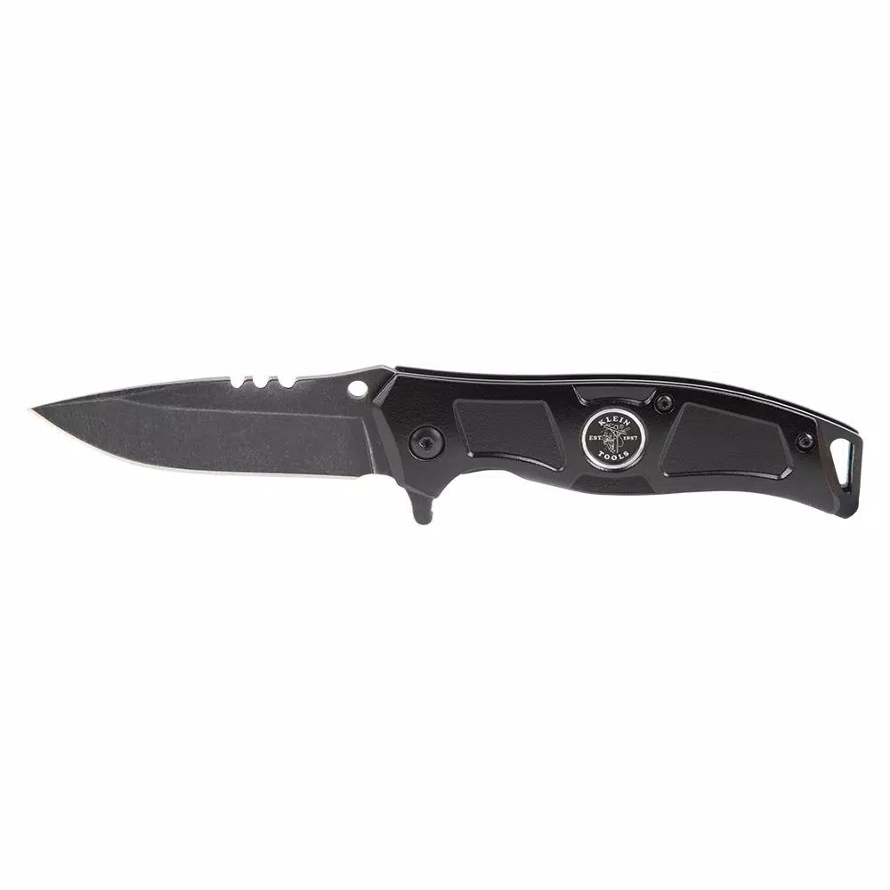 Klein Tools Electrician's Pocket Knife with Stainless Steel Drop Point Blade