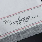 Kay Dee Farmers Market 13 in. x 72 in. Ivory Cotton Embroidered Table Runner thumbnail 1