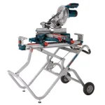 Bosch T4B Gravity Rise Miter Saw Stand with Wheels and Rapid-Release Mounts thumbnail 5