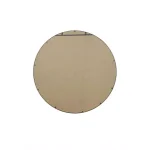 Martin Svensson Home Contemporary Round Pewter Metal Frame Accent Mirror, 36 in. x 36 in. thumbnail 2