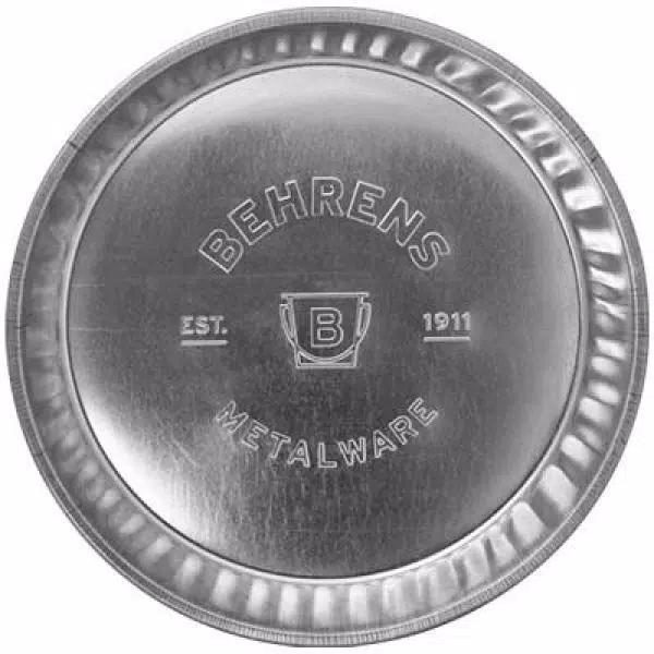 Behrens 1 Gal. Galvanized Steel Utility Pan, Seamless Round Design